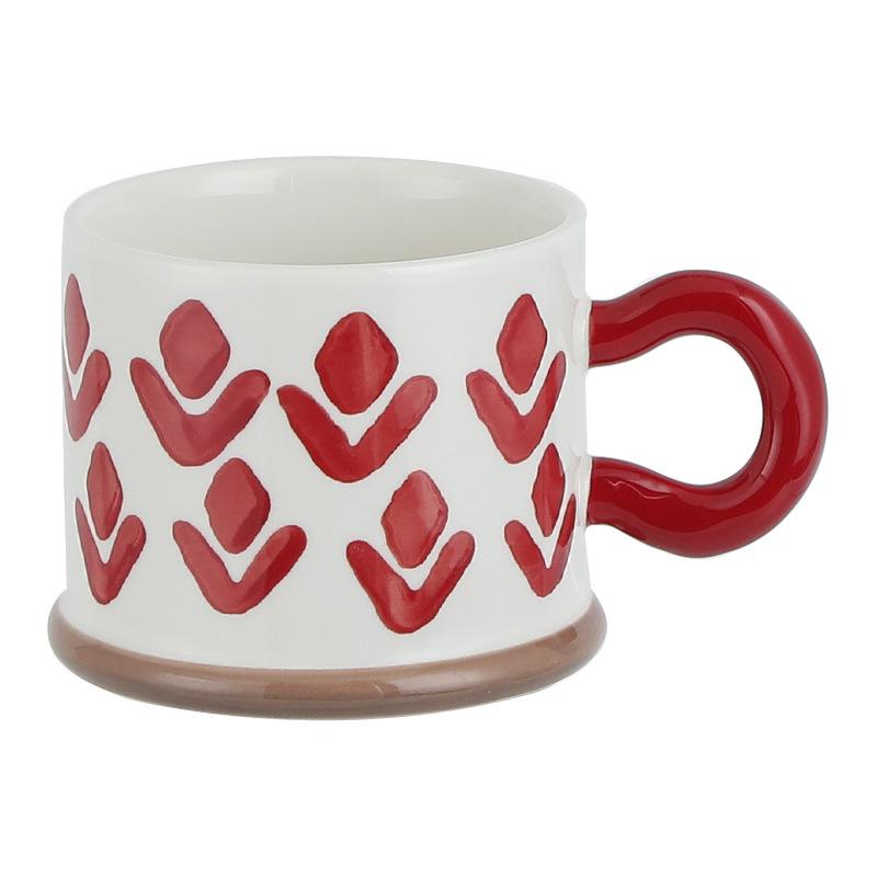 Creative Ceramic Mug Office Water Cup Afternoon Tea Dessert Coffee Cup Japanese Home Breakfast Milk Cup Drinking Set Friend Gift