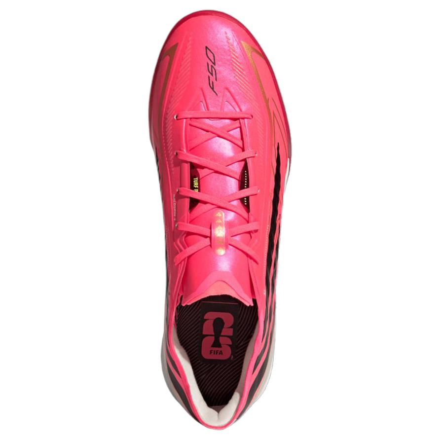 adidas F50 Serie Hyperfast Pro Bequeme Passform Fußballschuhe Unisex Sneaker Rosa Schwarz IH4567