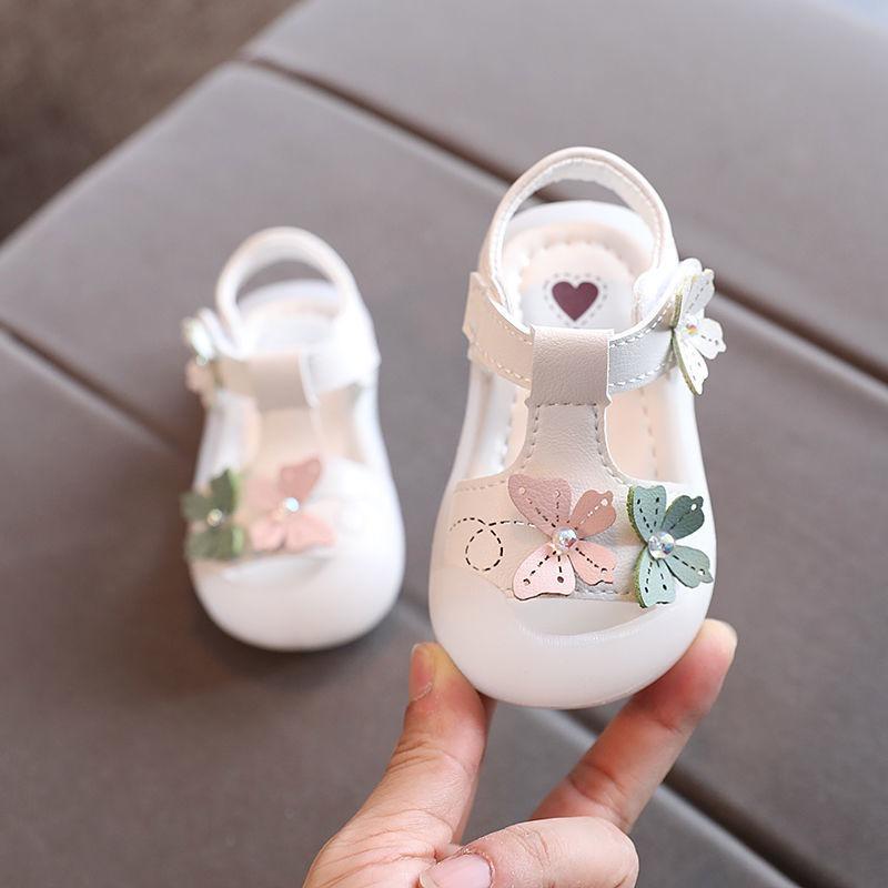 

Princess Soft Sole Sandals, Non-slip Summer Shoes for Baby Girls 25