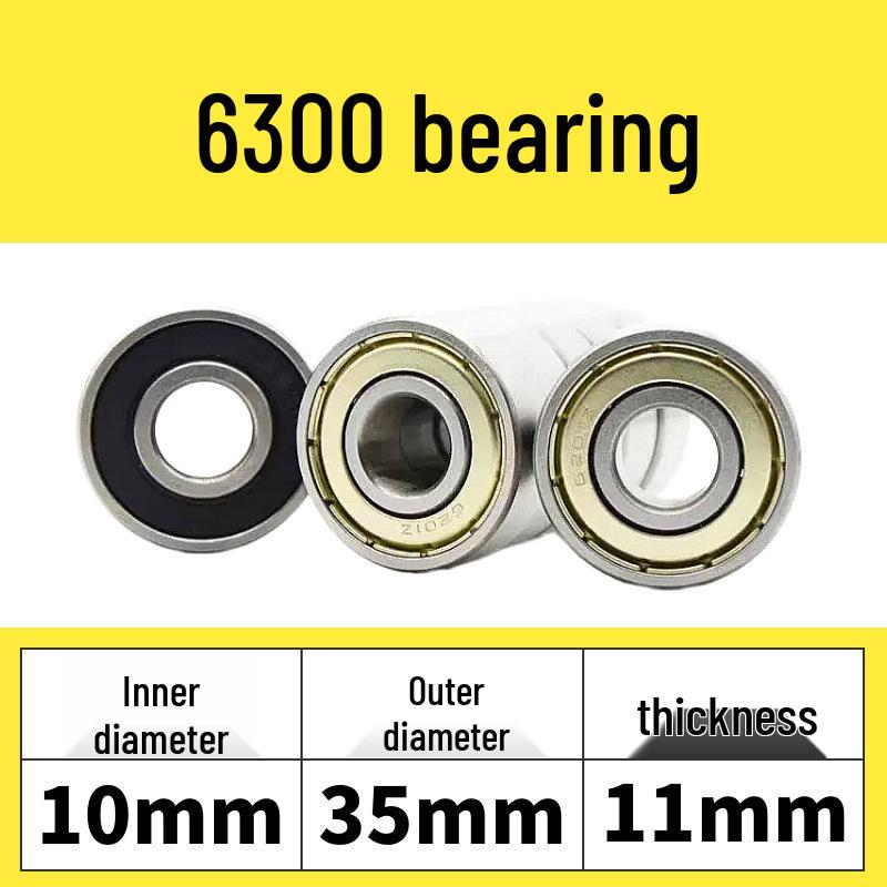 Luoyang Yüksek Kaliteli Dayanıklı Aşınmaya Dayanıklı Derin Kanallı Bilyalı Rulman 6200-6206 Serisi