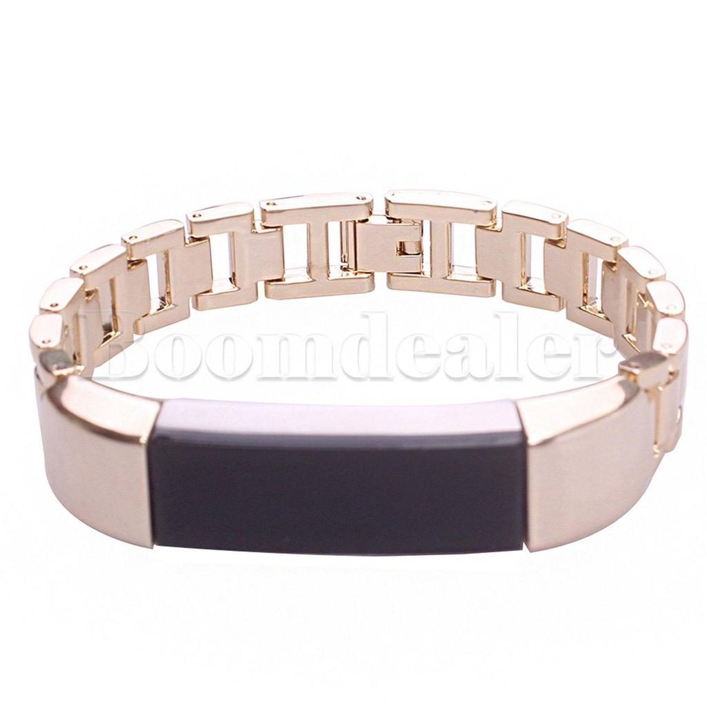 Elegant Stainless Steel Watch Band Wrist Strap For Fitbit Alta Hr With Quick Release Clasp