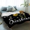 Manta navideña para sofá cama, diseño de pingüino con gorro navideño, suave, acogedora y ligera, de franela polar.