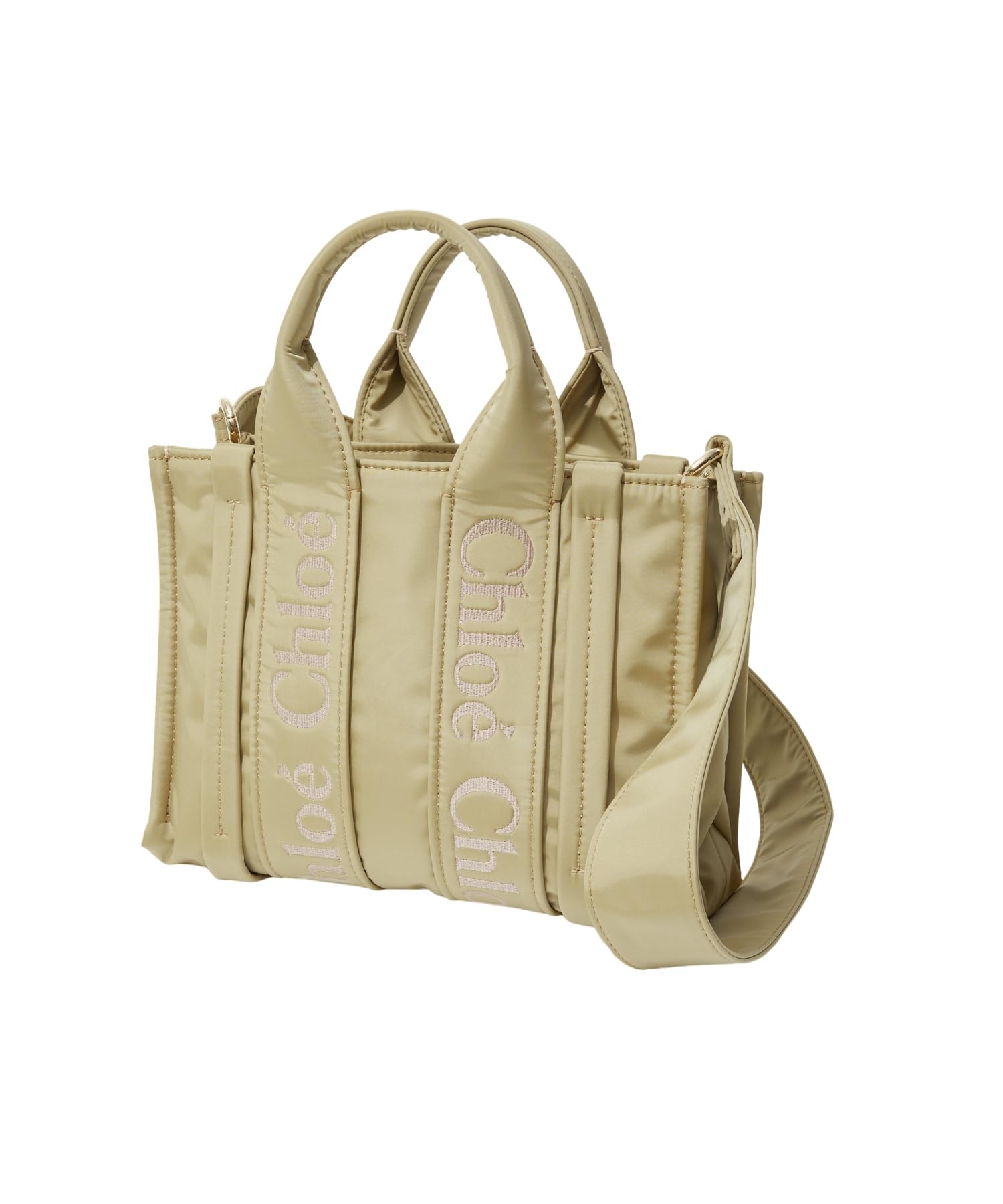 

Chloe Woody Tote Hot CHC23WS397L41 Women s Bag, Sand, [Used]