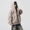 Hooded Cotton-padded Clothes Men's Winter Lazy Wind Joker Cotton-padded Jacket Retro Loose Tooling Coat