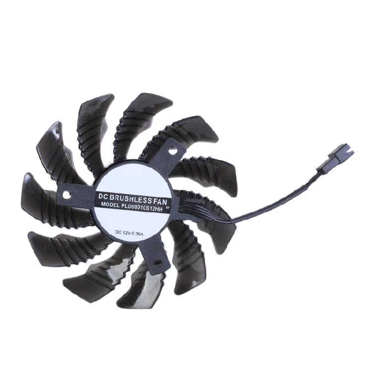 GPU Fan Efficient Cooling Fan with 4Pin Connection For RTX3050 3060 3060TI Quiet Effective Heat Dissipation PLD08010S12HH