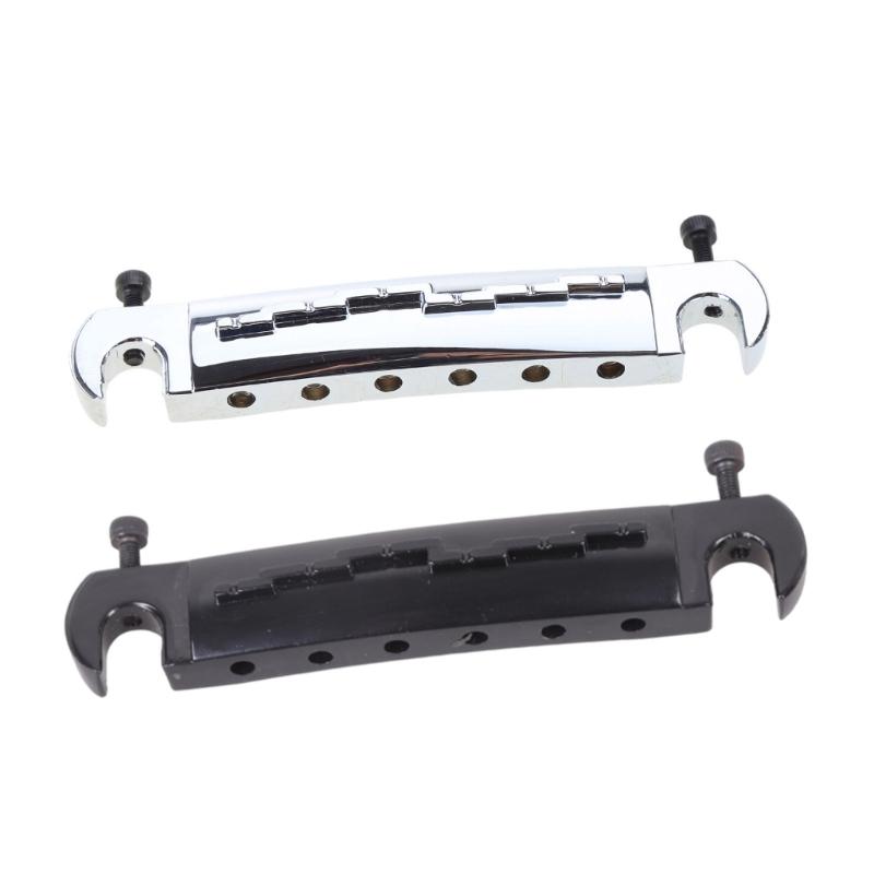 Guitar Bridge Stop Tailpiece, Adjustable Guitar Saddle Small Integrated Bridge