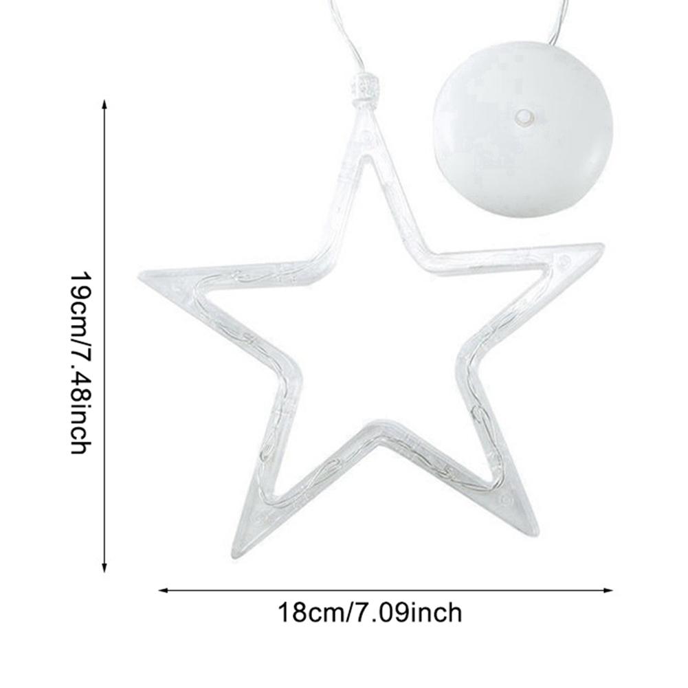 4pcs LED String Lights Room Party Festival Decorative Lights 3 AAA Batteries Powered