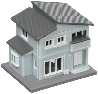 Rokuhan Z Gauge House B Blue S043-2 Two-story