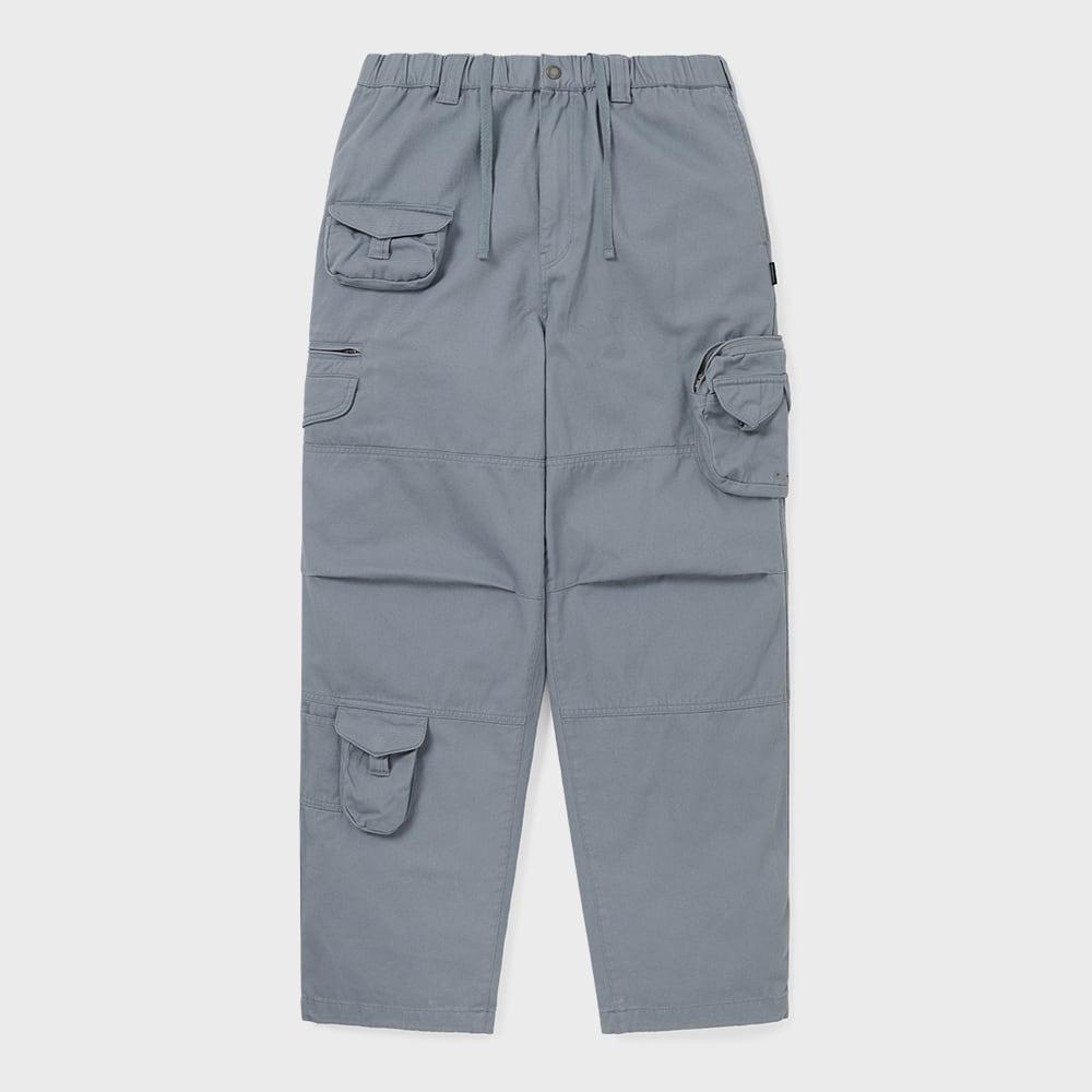 Эти брюки-карго с множеством карманов цвета сланца S