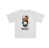 Camiseta de Algodón Informal Urbana para Niños y Niñas Coreana Moderna Hello Kitty Amigo Pareja Verano Y2K Divertida Camisetas Oversize Y2k Cuello Redondo Ropa Femenina de Ocio