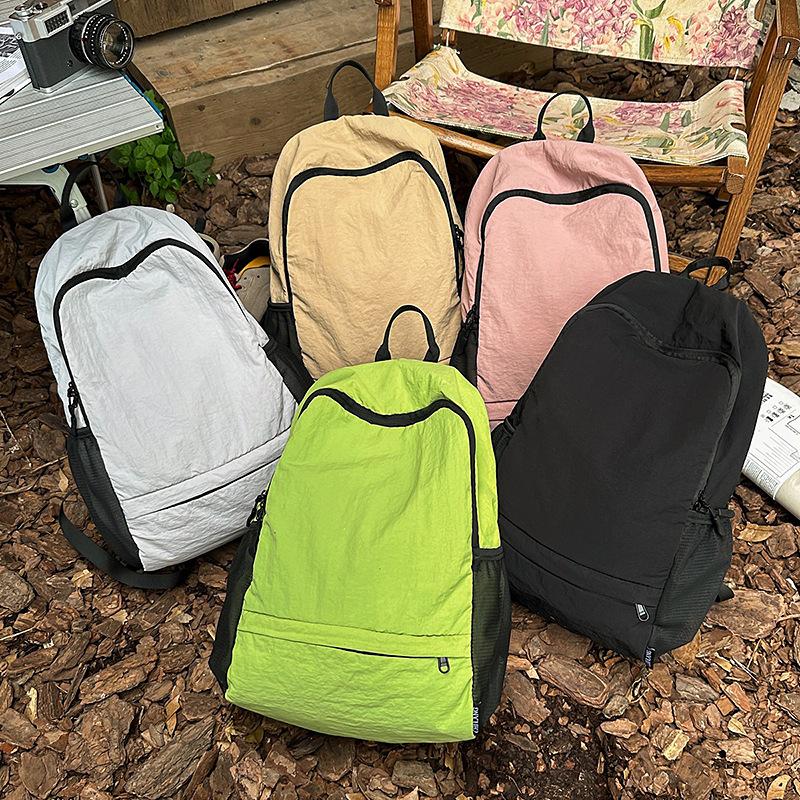 Schoolbag1011 New Fashion Student School Bag Outdoor Light Backpack Women's Mountaineering Tourism Large Capacity Storage Backpack