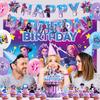 2026 hot K-POP Demon Hunters Birthday Party Decor Set, Banner Cake Topper Balloons Backdrop, Ideal Birthday Gift & Party Favors