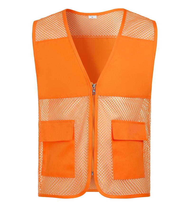 

Дышащий сетчатый жилет с напечатанным логотипом для рыбалки, волонтерства, уборки дома или рекламы 4XL