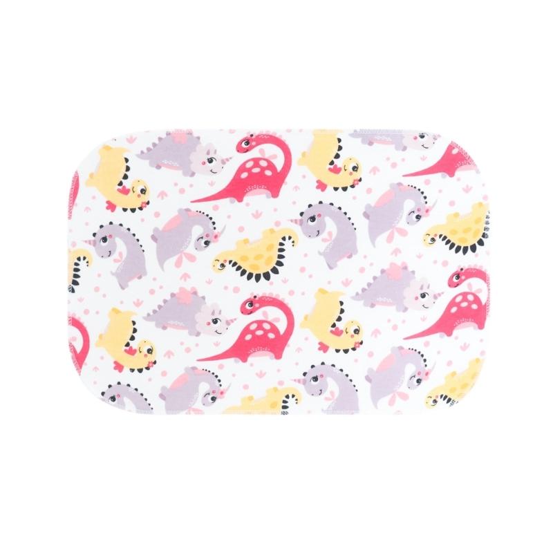 Gentle Baby Burp Cloth Comfortable Cotton Drooling Towel Print/Solid Color Multipurpose Nursing Essential
