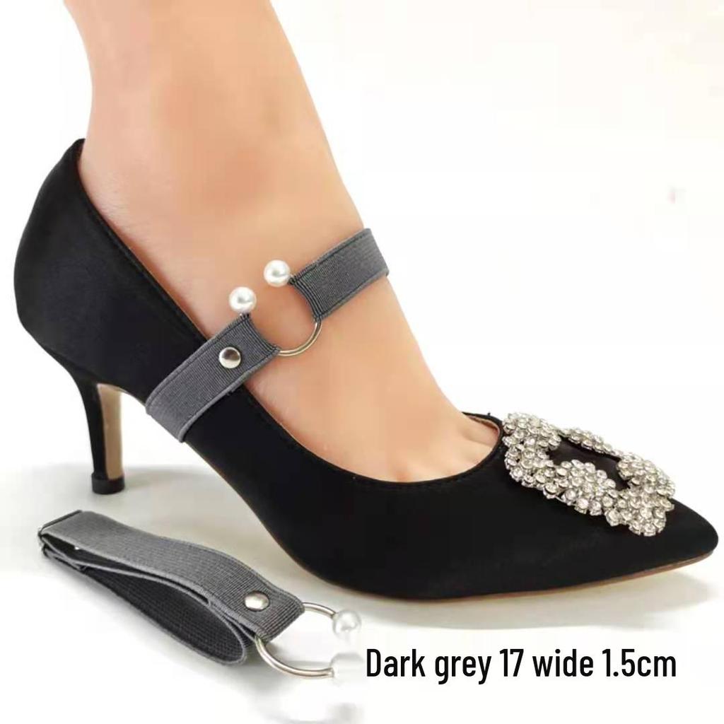 Lacets Ajustables à Boucle Perle Anti-Chute Élastiques pour Chaussures Surdimensionnées