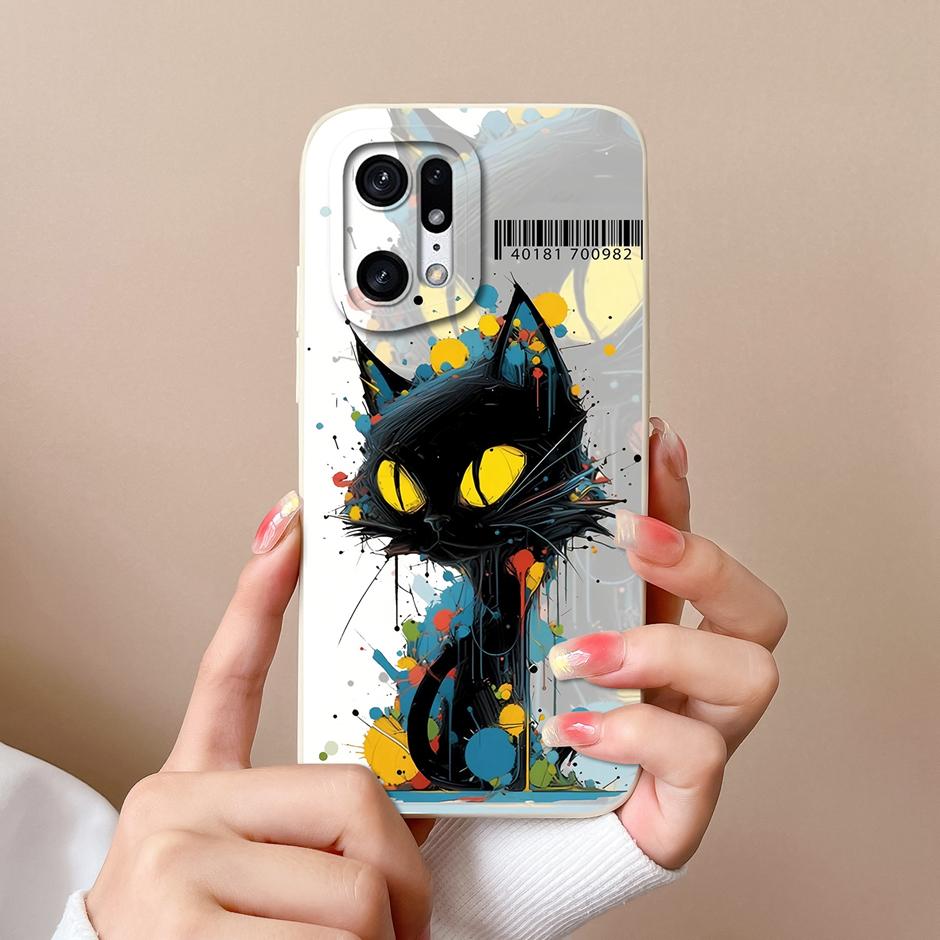 Case For Oppo Find X5 Pro Creative Graffiti Cartoon Astronaut Silicone Soft TPU Shockproof Cover For OppoFindX5 FindX5Pro Fundas