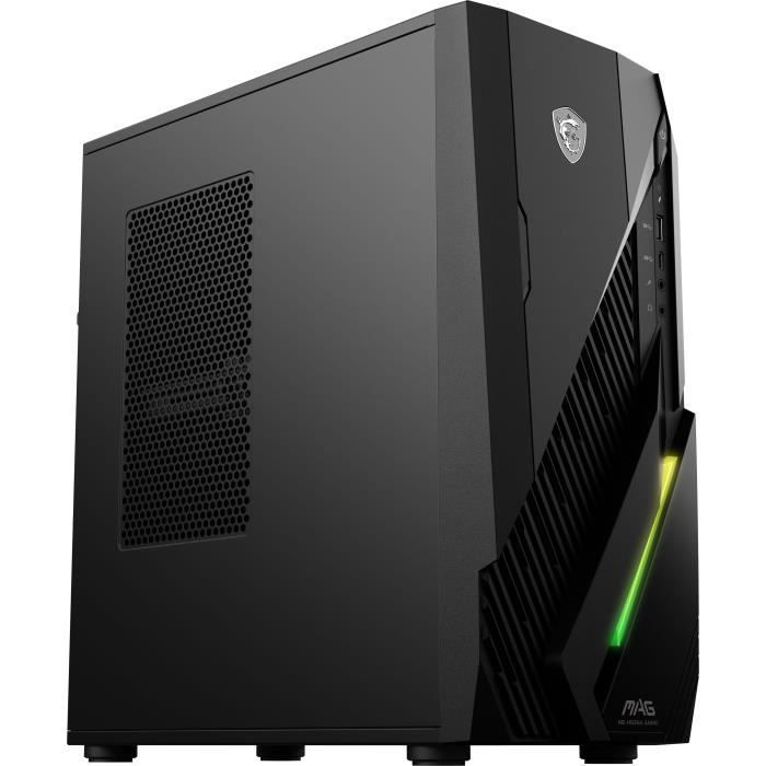 PC de bureau gamer - MSI - - MAG Infinite E1 - Intel Core i5-14400F - 16 Go DDR5 - 512 Go M.2 Pcie- RTX 5060 - Sans Windows