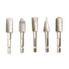 5 Pcs H.S.S. Burrs Rotary File 1/4"/6.35mm Rotary Rasp Cutte for DIY Woodworking