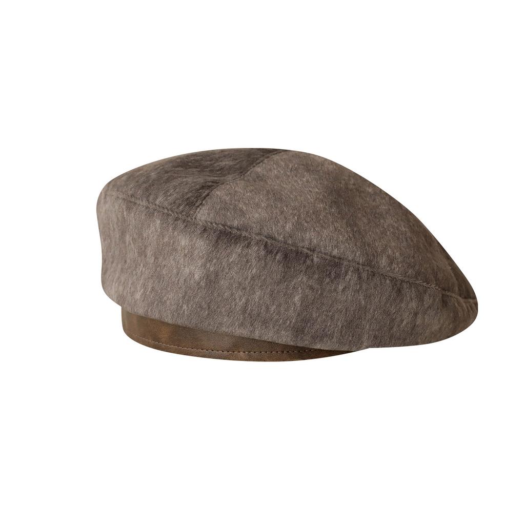 Korean Face Showing Beret for Women Autumn and Winter Retro Versatile Woolen Painter Hat  Fashionable and Warm Hot Girl Bud Hat