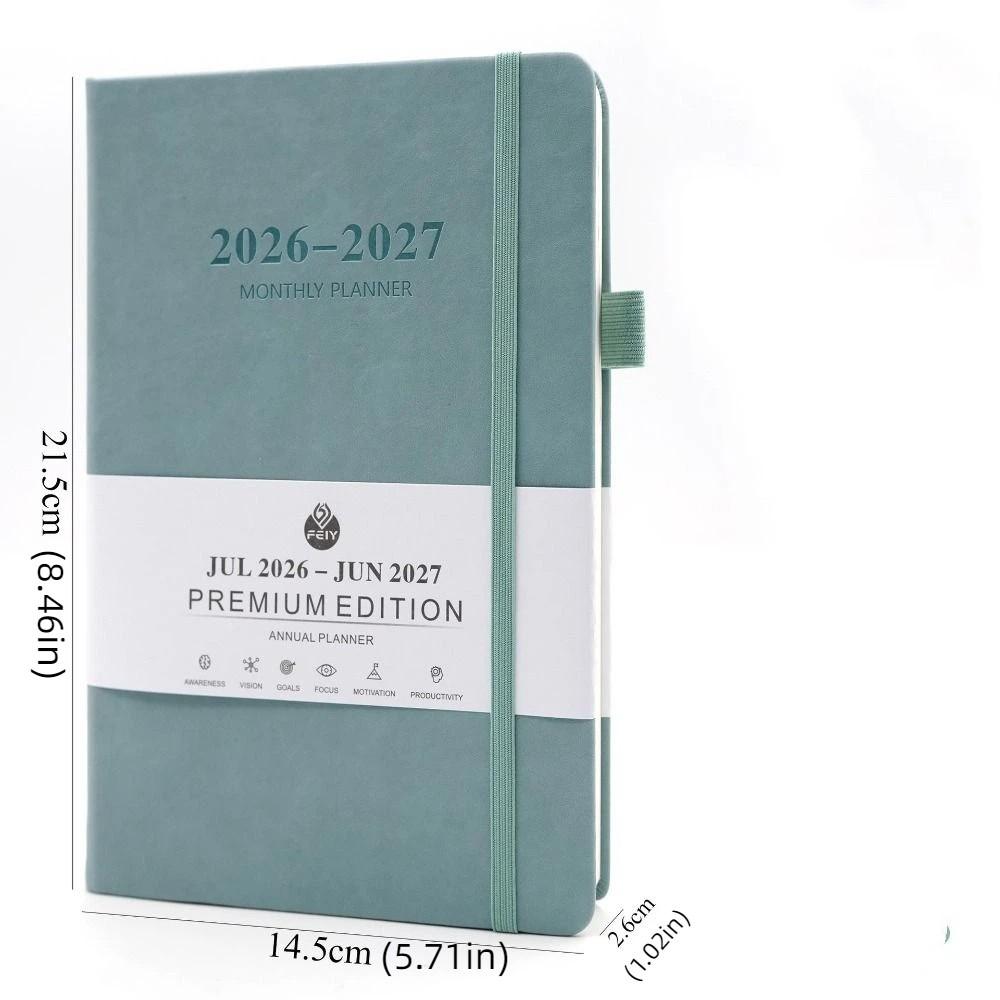 Wear-resistant A5 Agenda Planning Notebook 12 Months 365 Days Efficiency Notebook Office Supplies