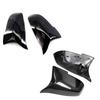 Carbon Fiber Look Schwarz auto Rückspiegel Abdeckung Kappen für BMW 5 6 7 Serie F10 F11 F18 F07 F12 F13 F06 F01 F02 LCI