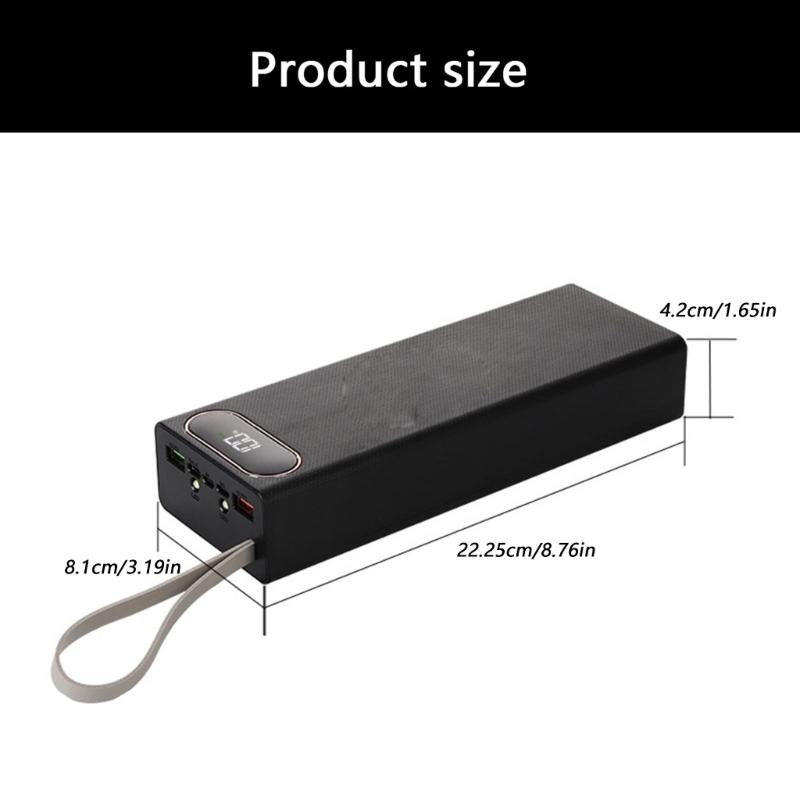 22.5W Fast Charging Detachable 20Slot 18650 Battery Holder Box NonWelding Required Plastic Case For DIY Projects