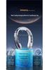 2025 Lazy Neck Fan: USB Rechargeable, 100-Speed, Bladeless, Ice Ceramic Cooling