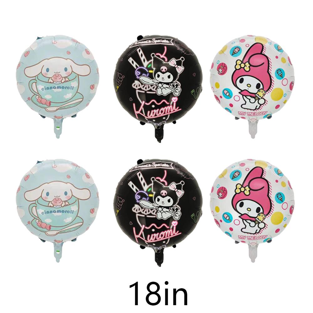 15ks Kreslené Párty Balónky Dekorace pro Děti Kuromi Tematická Párty, Zábavní Park