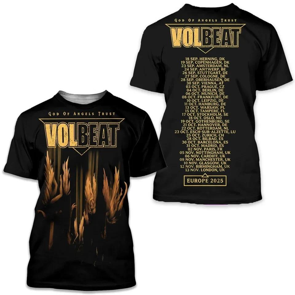 Volbeat God Of Angels Trust Europe 2026 Tour 3D T-Shirt UB177 S