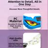 Wireless Solar Powered Demon Eye Car Light Suction Cup Smart LED Lights Cool EYE Ambient Lights