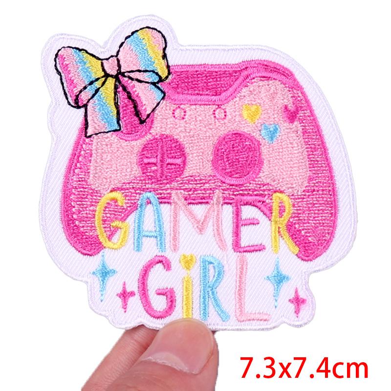 Cartoon Embroidery Patch Iron On Patches For Clothing DIY Radio Game Console Camera Patch Embroidered Patches On Clothes Decor