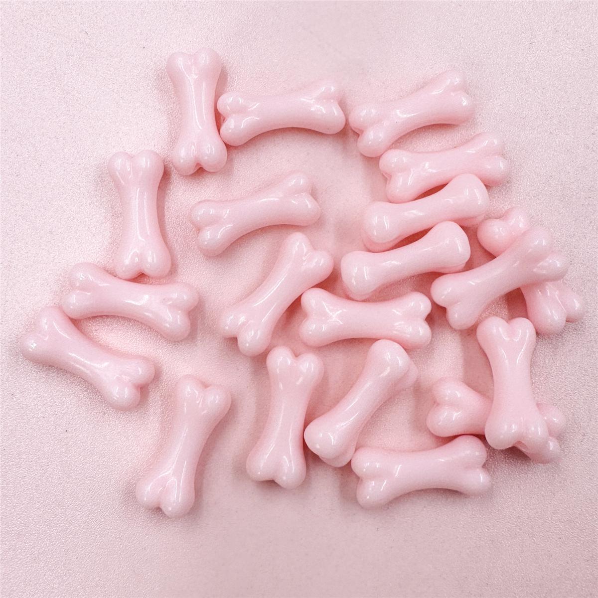 

20 шт. 8,6*20 мм, акрилові кольорові кістки, кулони, намиста, модні ланцюжки для мобільних телефонів, намисто, матеріали ручної роботи рожевий