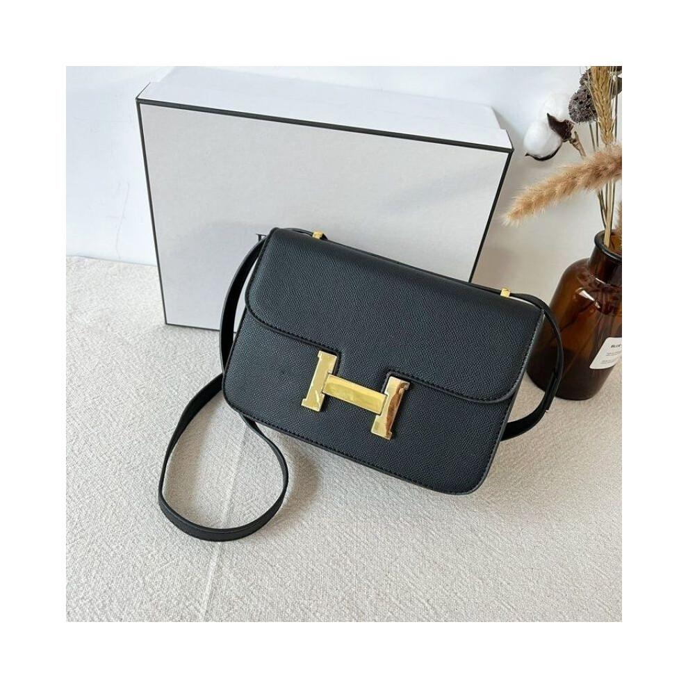 (Black, 1) New Trendy High-end Shoulder Crossbody Bag, Versatile and Fashionable Design High-value Women's Bag