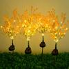 Bairuichen Solar-LED Rapsblumen Gartensteckerleuchte