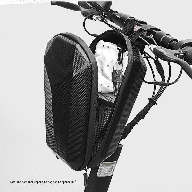 Waterproof EVA Hard Shell Front Bag for Electric Scooter & Folding Bicycle
