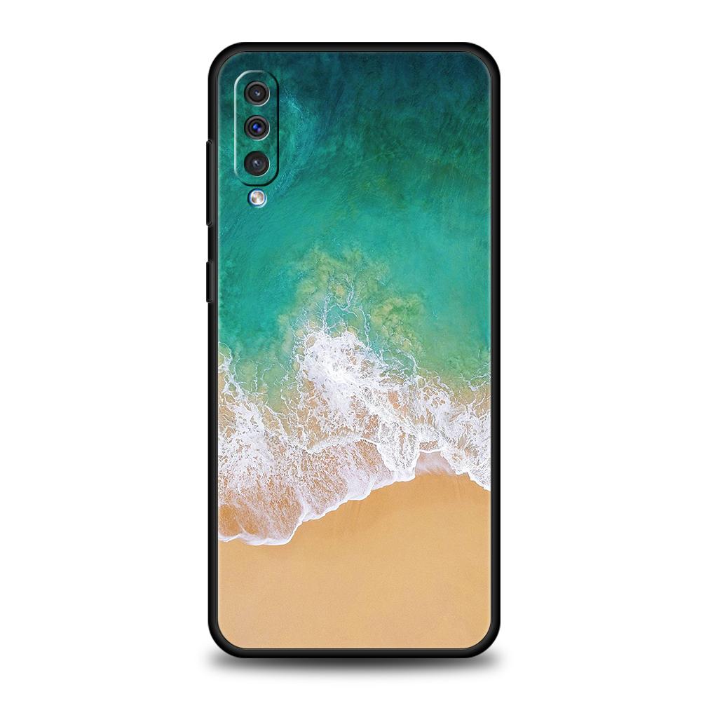 Blue Sea Ocean Waves Phone Case For Samsung A56 A36 A26 A24 A16 A14 A12 A32 A50 A70 A20E A22 A40 A34 A54 A42 A52 5G A06 Cover