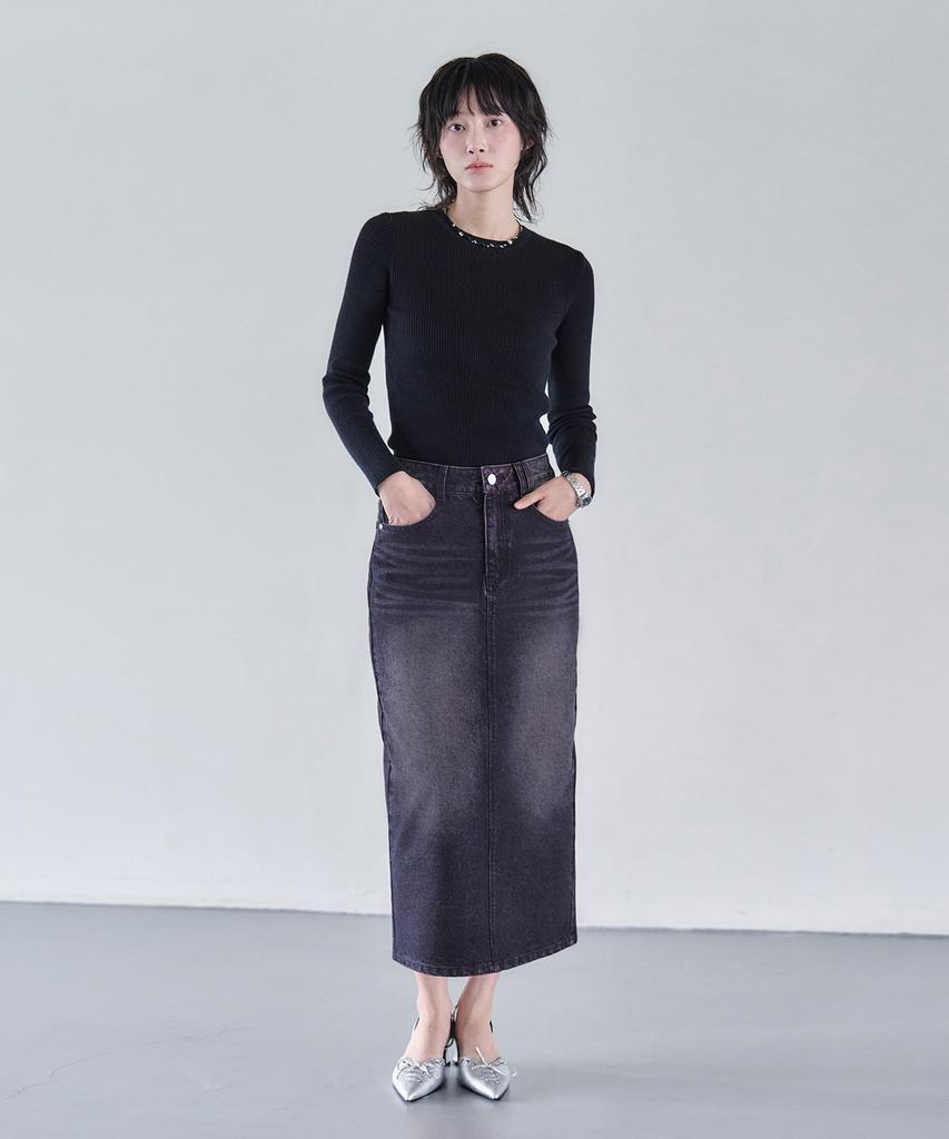 Deketeuumeon Signature Long Skirt Dcsk003Blackpink