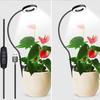Lumină pentru creșterea plantelor cu spectru complet, cu gât de gâscă de 360 ​​de grade, luminozitate ridicată, cu LED-uri cu clipsare, lampa de creștere a florilor.