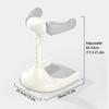 Kids Standing Bath Station - Non-Slip Foldable Height Adjustable 2 Colors for Baby Toddler