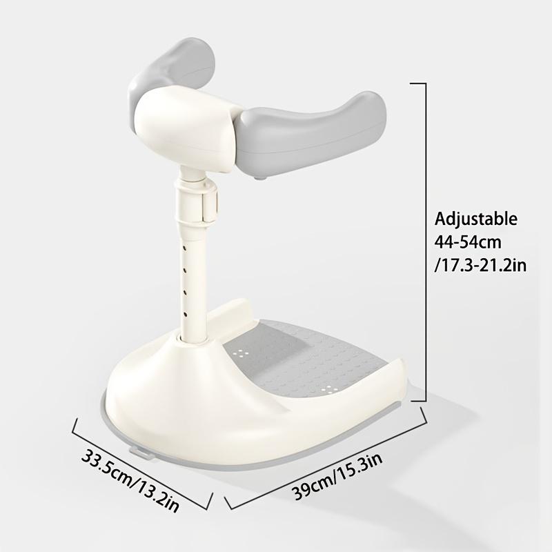 Kids Standing Bath Station - Non-Slip Foldable Height Adjustable 2 Colors for Baby Toddler