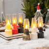 Clear Electronic Kerosene Lamp Battery Operated Table Lantern  Christmas Decoration