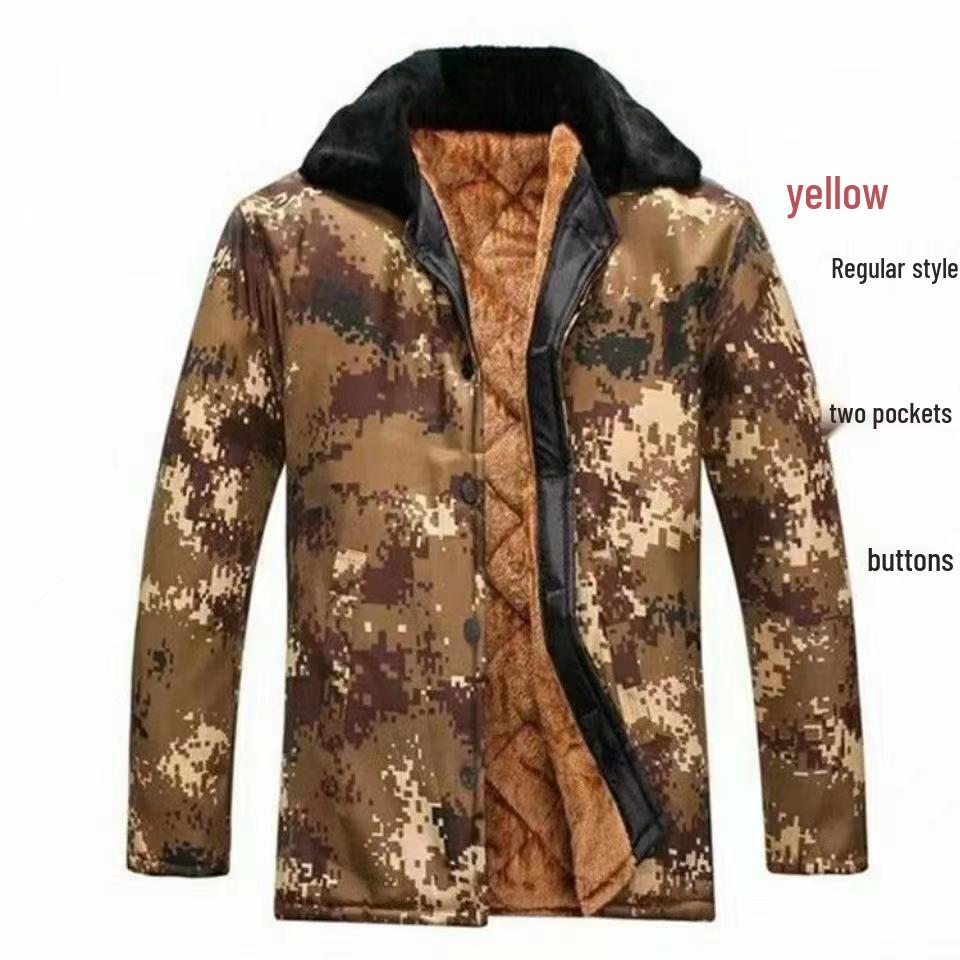 Men's Camouflage Winter Warm Cotton Workwear Jacket