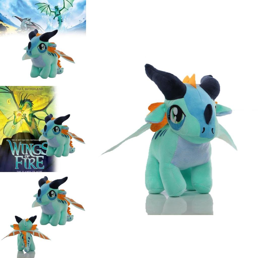 Adorable Wings Of Fire Dragon Plush Toy With Big Blue Eyes Made From Ultra Soft Crystal Material