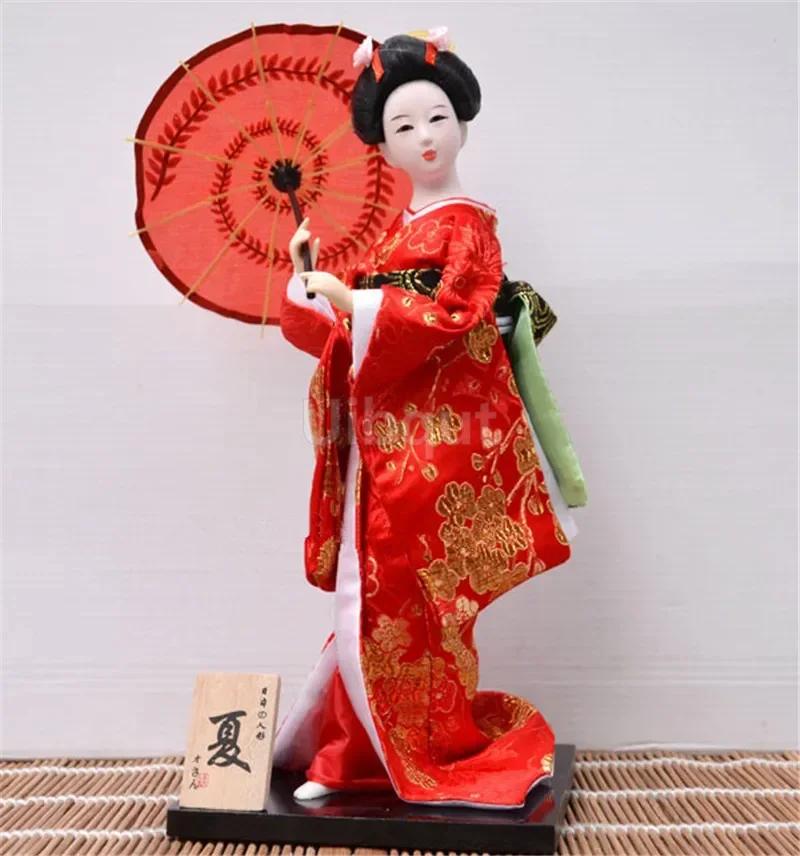 Geisha Japanese Kimono Doll Puppet Seafood Sushi Shop Restaurant Decorate Tool Cute Toy Embellishment Ornaments Gift Crafts 1-28