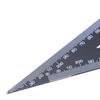 Dreiecklineal aus Kohlenstoffstahl 90-Grad-Winkel Holzbearbeitung Messwerkzeug 120x300mm