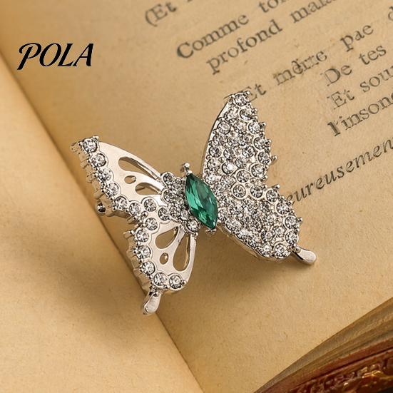 Rhinestone Butterfly Brooch Vintage Brooch, Hollow Lapel Pin, Sweater Electroplated Cardigan Coat Suit Scarf Decor, Women Jewelry Accessories