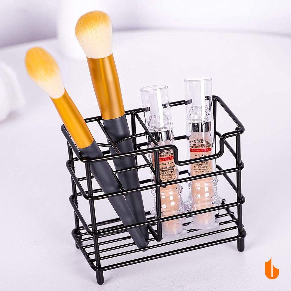Stainless Steel Toothpaste Holder Freestanding Base Countertop Rack Storage Holder Wash Basin