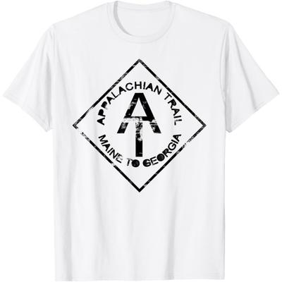 Vintage Rustikales Appalachian Wanderweg Markierung T-Shirt T-Shirt