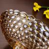 Huabeisen European Crystal Glass High-Footed Fruit Bowl