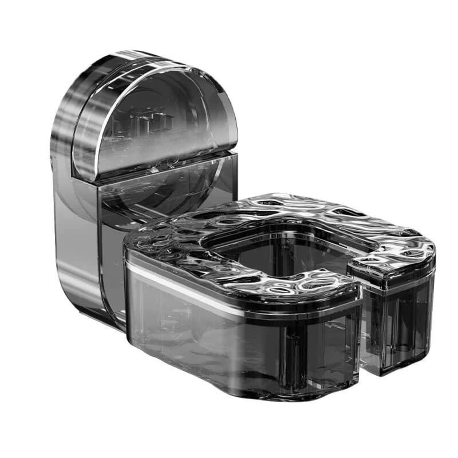 

Стеллаж для хранения фена без перфорации, настенный подвес на присоске, вращающийся кронштейн для хранения ленивого фена, вешалка One Size